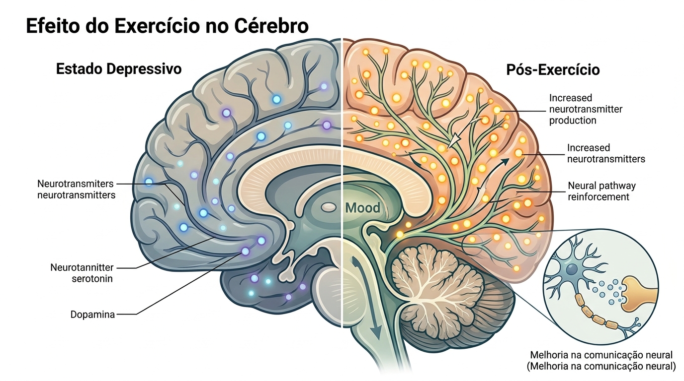 Imagem explicativa sobre Quais são os melhores exercícios físicos para combater a depressão